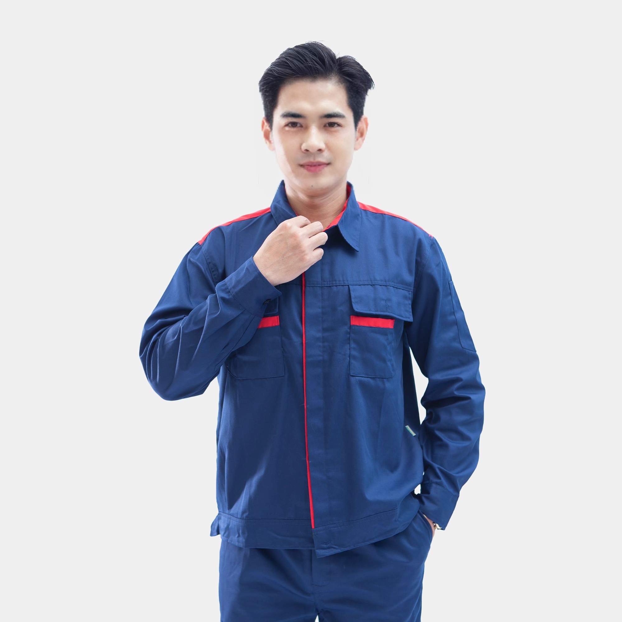 Quần áo bảo hộ lao động Evinz AV05 siêu bền thoáng mát, đồng phục kỹ sư kỹ thuật, công nhân