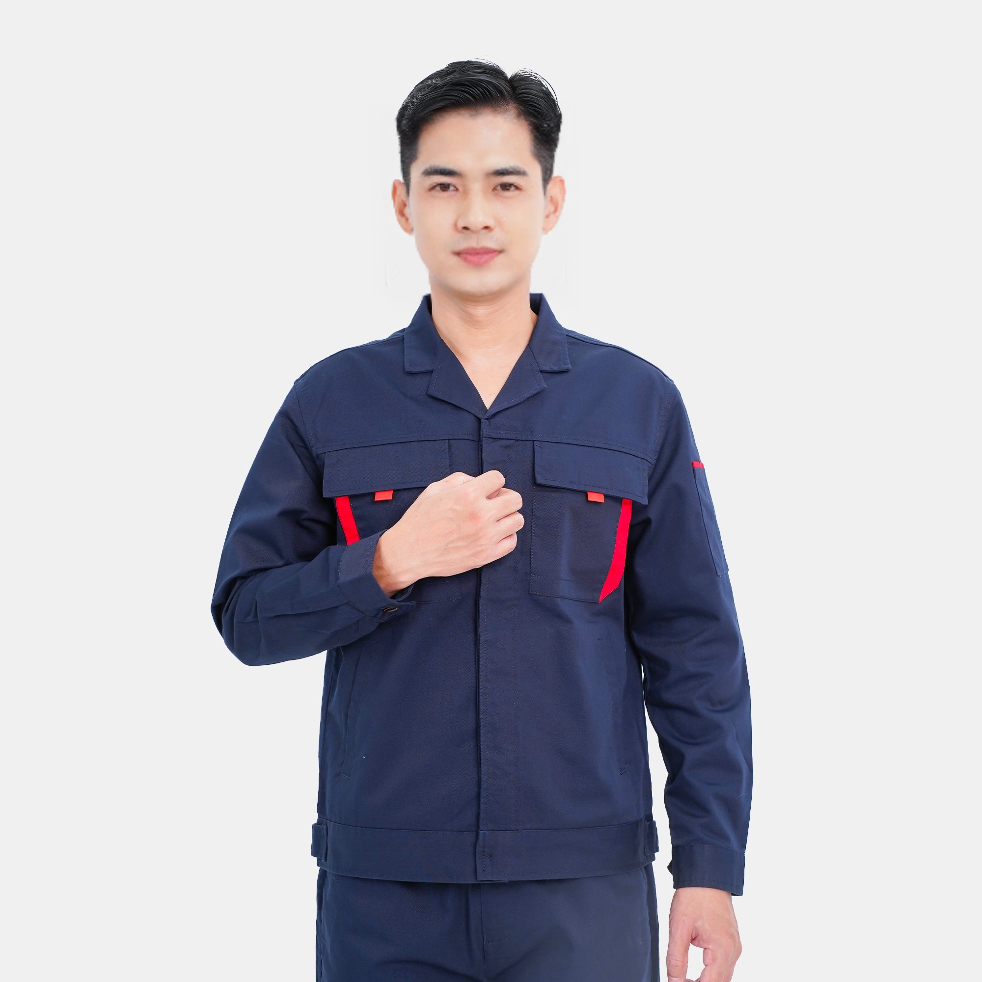 Quần áo bảo hộ lao động Evinz AV76 cao cấp, đồng phục bảo hộ cho kỹ sư kỹ thuật