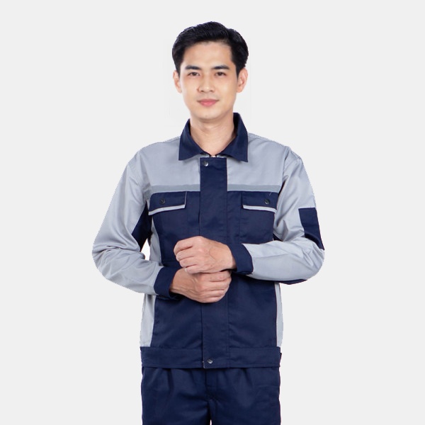 Quần áo bảo hộ lao động Evinz AV72 kiểu dáng chuyên nghiệp cho kỹ sư, nhân viên kỹ thuật