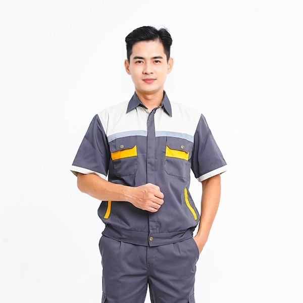 Quần áo bảo hộ lao động, đồng phục kỹ sư Evinz AV17 chất liệu thoáng mát
