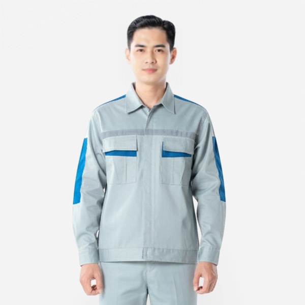 Đồng phục bảo hộ lao động Evinz AV69 chuyên nghiệp cho kỹ sư, kỹ thuật, thợ cơ khí