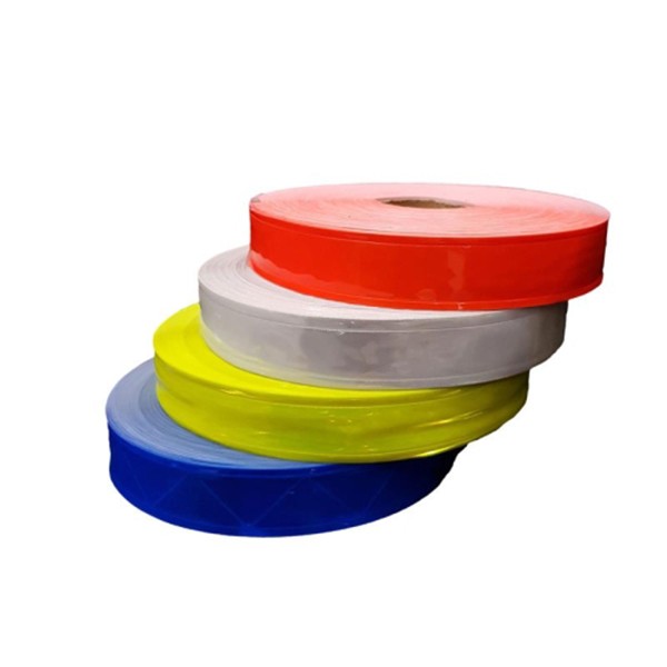 Dây phản quang nhựa kiểu trơn phản xạ cao, an toàn ban đêm 2,5cmx50m PQ09