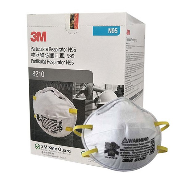 Khẩu trang 3M 8210 N95, chống bụi hiệu quả H107