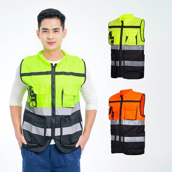 Áo gile phản quang thoáng khí siêu nhẹ AV36