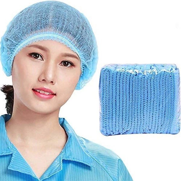 Túi 100 mũ bọc tóc con sâu y tế, spa, thực phẩm S108