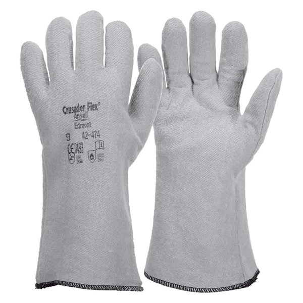 Găng tay bảo hộ chịu nhiệt luyện kim Ansell 42-474 phủ Nitrile T159
