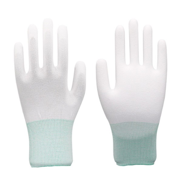 Găng tay phòng sạch Polyester PU phủ lòng, chống trượt cao cấp S135